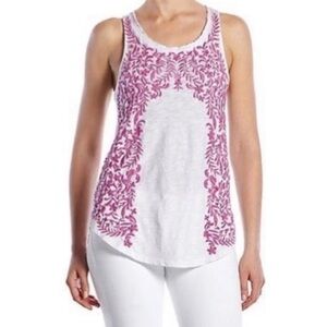 NWOT Lucky Brand Embroidered Tank Top